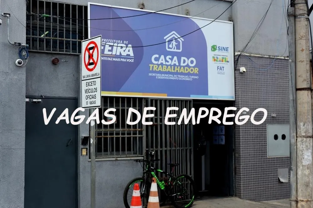 Casa do Trabalhador inicia semana com 98 vagas de emprego nesta segunda-feira (19)