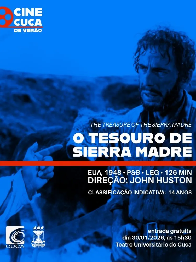 Cine Cuca de Verão exibe clássico sobre ganância e companheirismo nesta sexta (30)