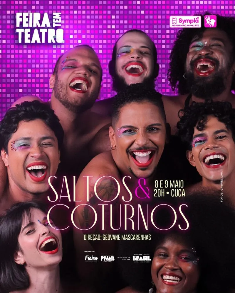 “Saltos e Coturnos” marca retorno do Feira Tem Teatro com reflexão sobre arte e liberdade