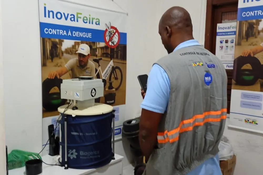 Armadilha inteligente reforça vigilância contra o Aedes aegypti em Feira de Santana