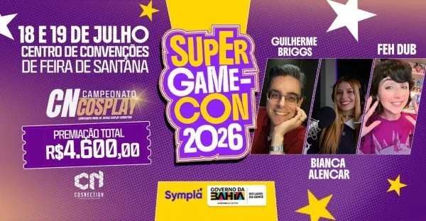 Agenda Cultural: games, rock, cinema e muita diversão movimentam o fim de semana em Feira de Santana