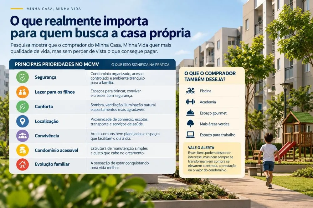Minha Casa, Minha Vida muda de perfil e comprador passa a exigir mais que preço