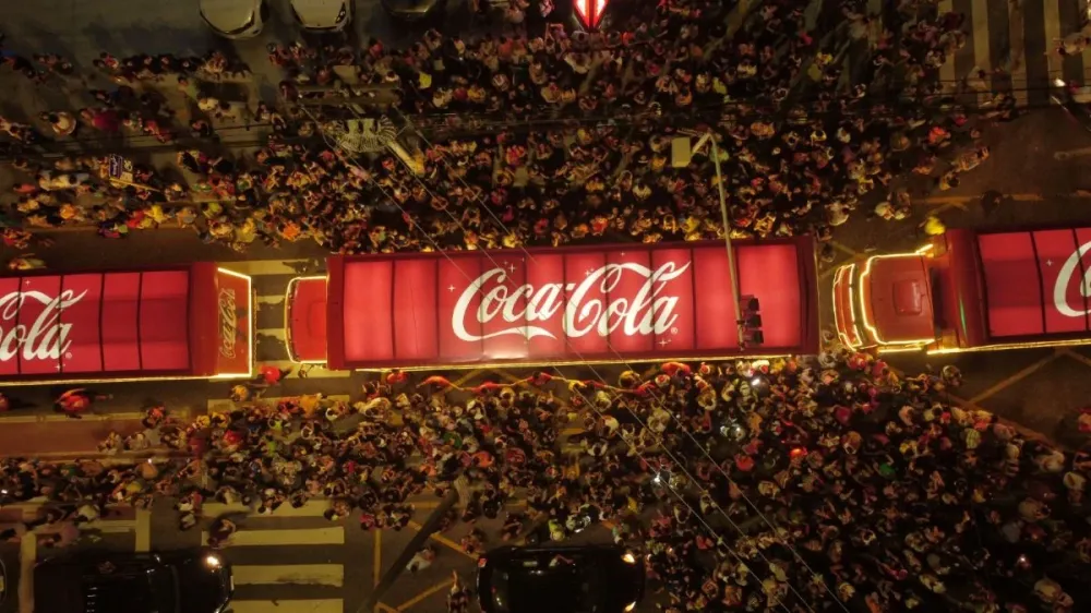 Feira de Santana entra na rota da Caravana de Natal da Coca-Cola; evento será no dia 3 de dezembro
