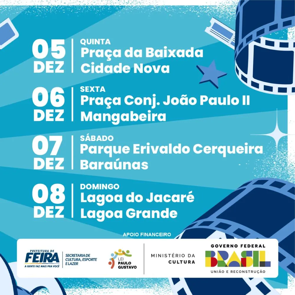 Cinema itinerante Cinekombi leva exibições a diversos bairros entre esta quinta e domingo