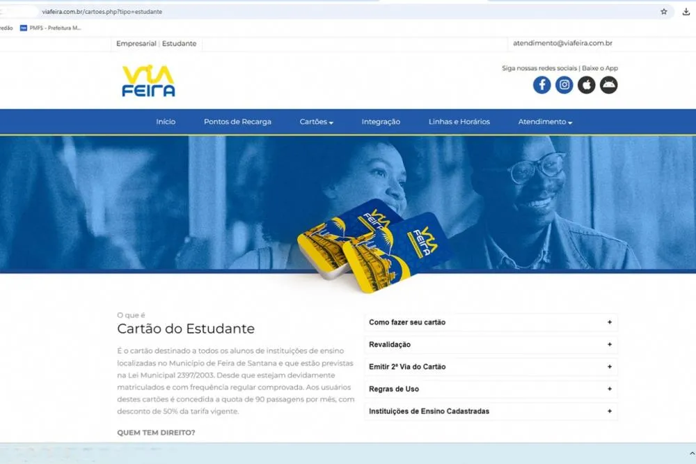 Estudantes têm até o próximo dia 31 para renovar cartão de meia passagem