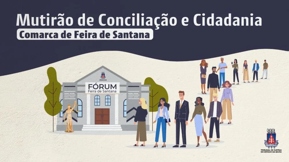 Mutirão Conciliando Cidadania nos dias 21 a 25 de julho 
